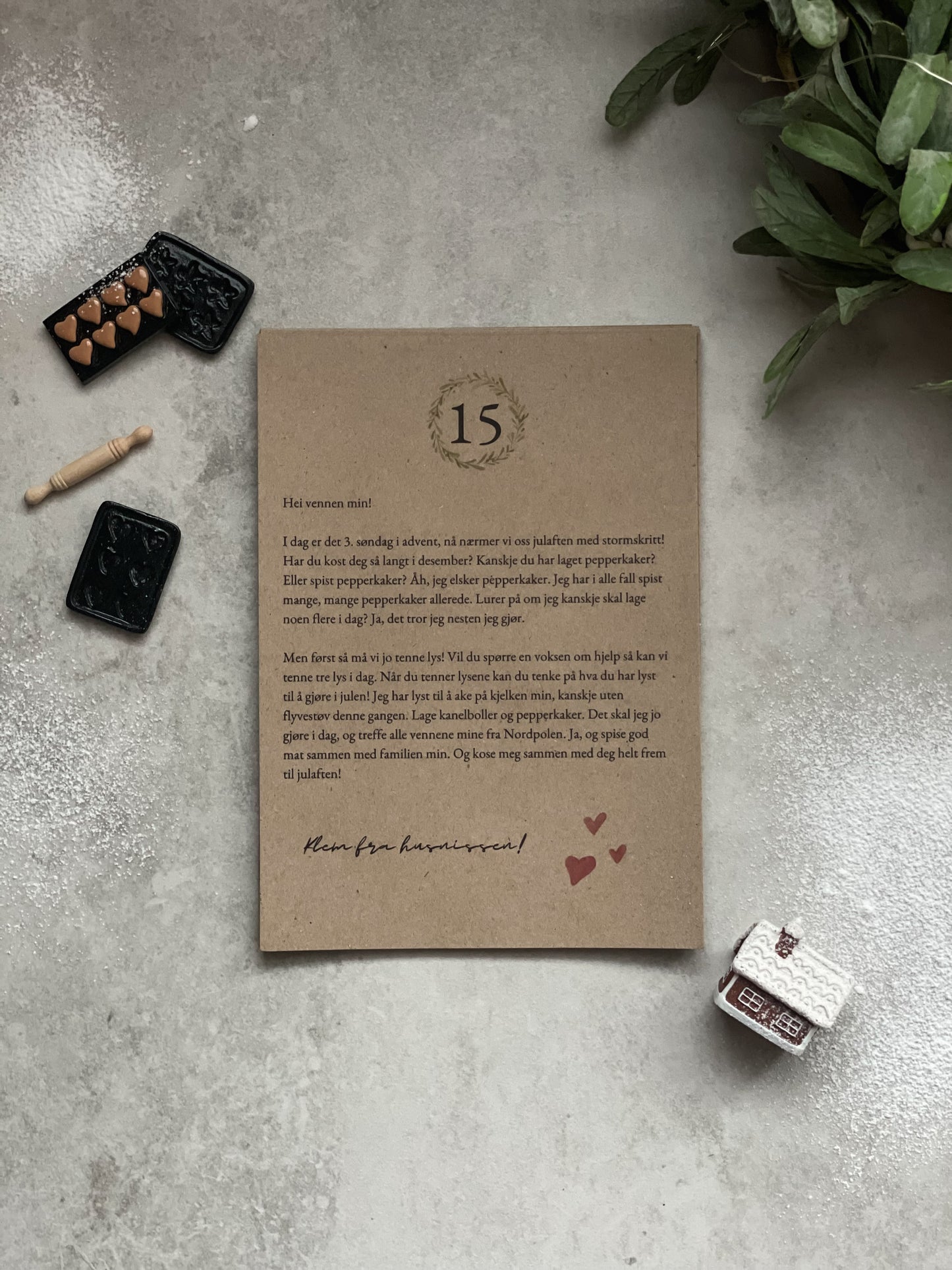 Husnissens Eventyrkalender - Fysisk produkt uten rekvisittpose