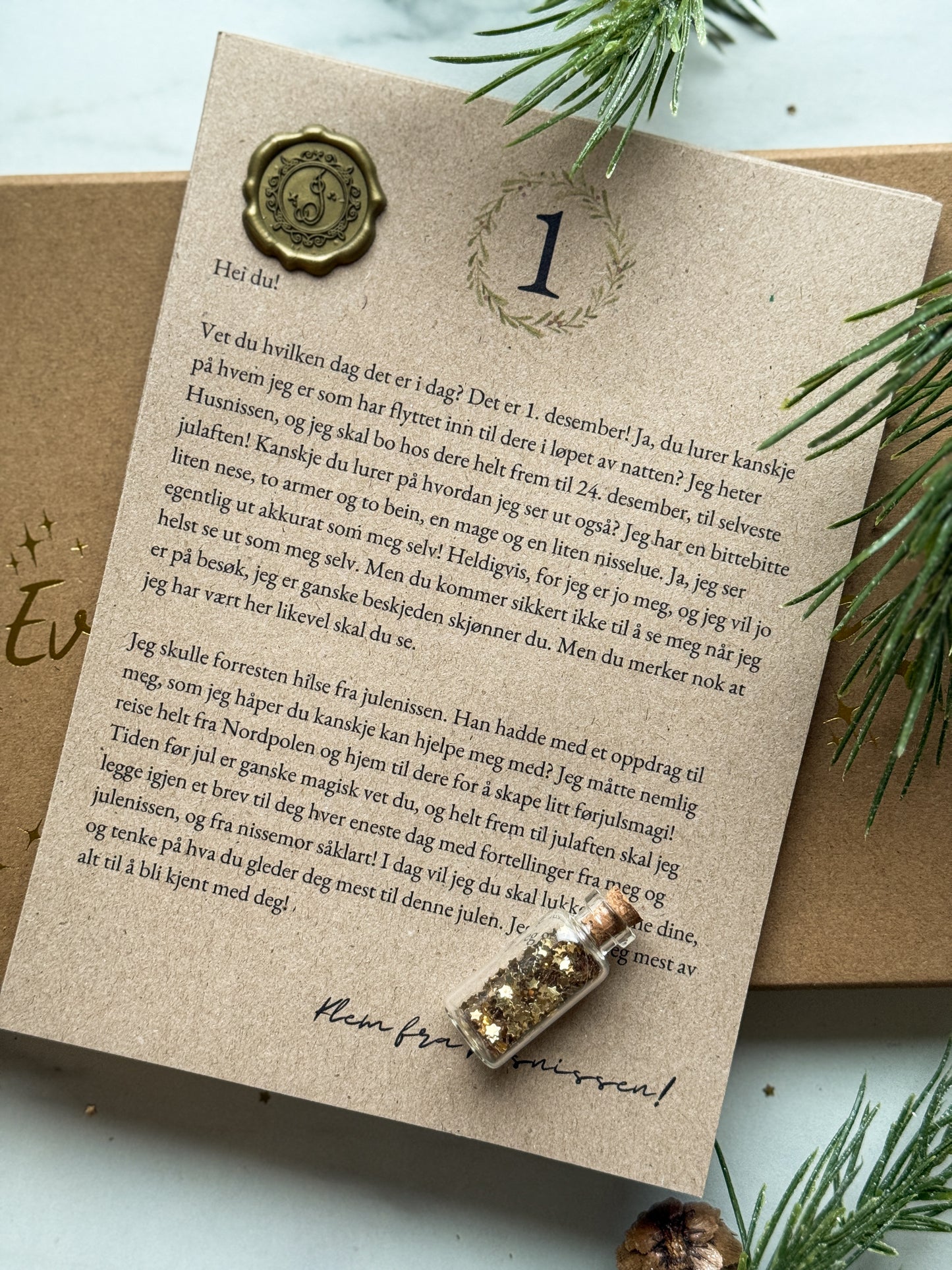 Husnissens Eventyrkalender - Første møtet med Husnissen